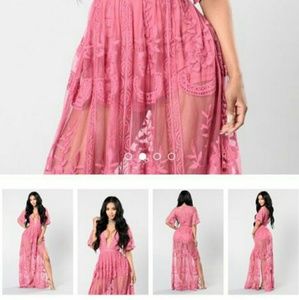 Fashion Nova Set our love on fire dress